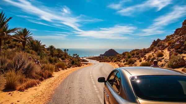 Comment explorer la région de Taghazout en louant une voiture